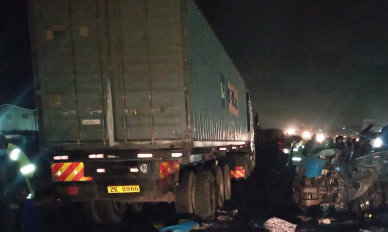 Death toll rises to 5 in trailer-Maptra matatu accident along Mombasa Road