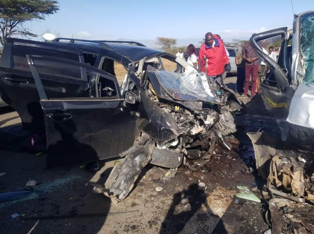 4 dead, several seriously injured after Toyota Wish crashed head-on into Galaxy Sacco matatu