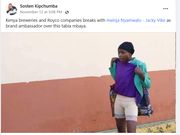 Actress Jackie Vike aka Awinja claps back