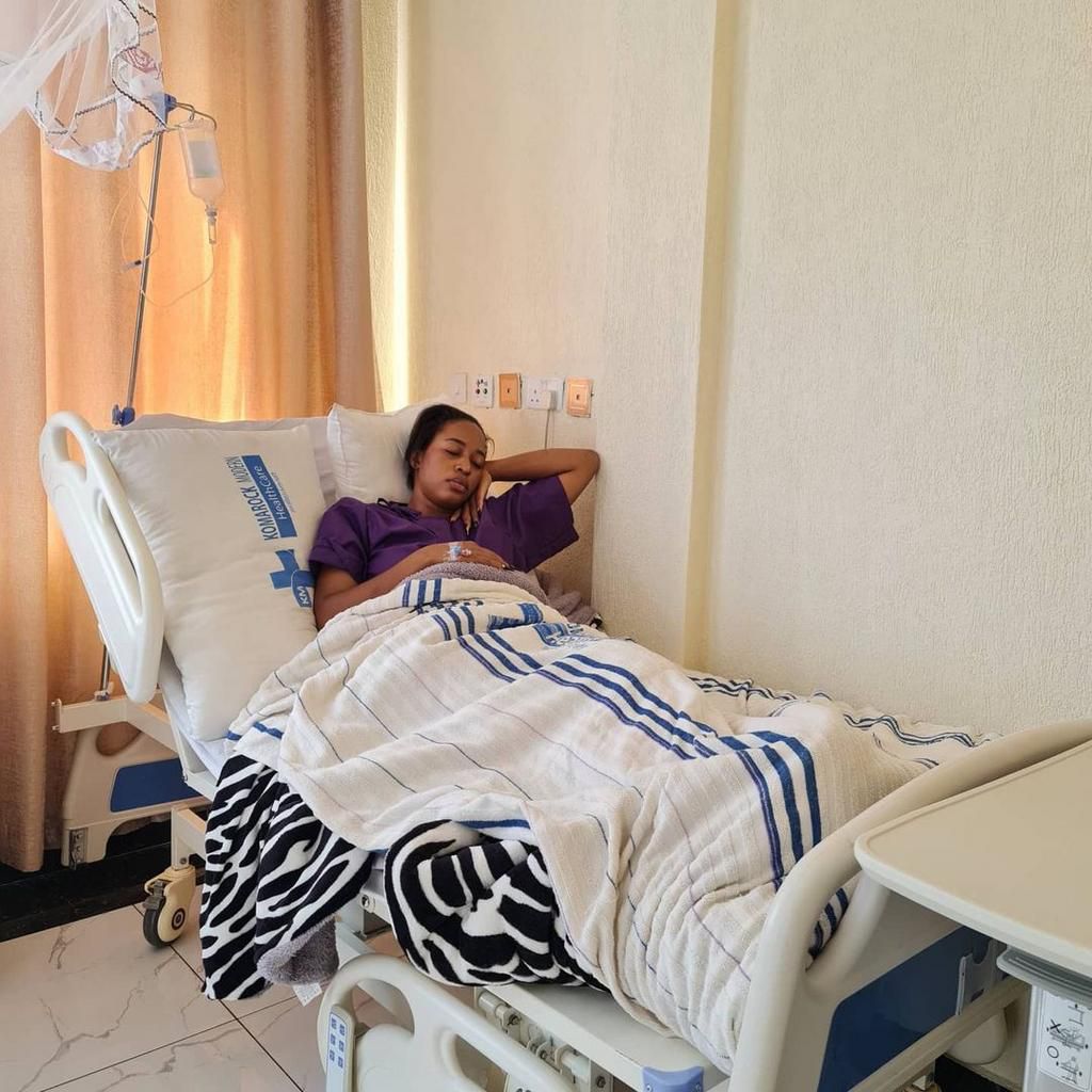 Bahati’s wife Diana Marua Hospitalized [Photos]