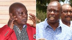 Nyeri Governor Mutahi Kahiga and Mathira MP Rigathi Gachagua