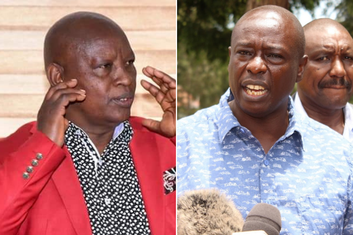 Nyeri Governor Mutahi Kahiga and Mathira MP Rigathi Gachagua