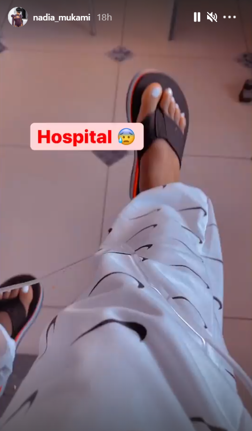 Nadia Mukami hospitalized