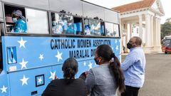 President Uhuru Kenyatta on Friday at State House, Nairobi donated ten buses to various secondary schools and community groups from across the country