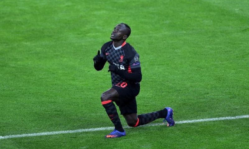 Liverpool beat RB Leipzig 2-0 in the first leg of their Champions League last-16 tie, thanks to goals from Mohamed Salah and Sadio Mane (pictured)
