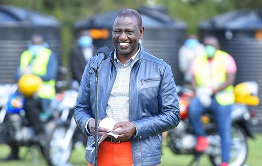 Deputy President William Ruto during a recent function at his official residence in Karen, Nairobi