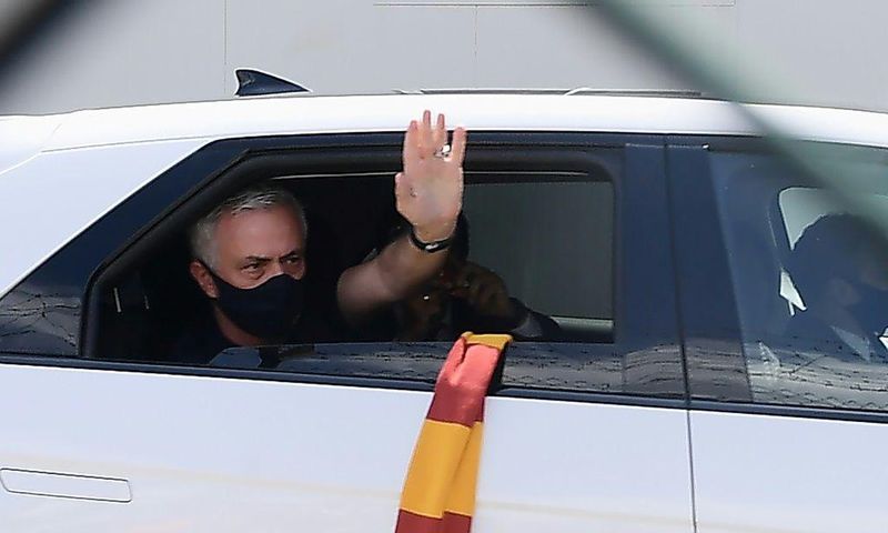 Roma coach Jose Mourinho arrived in Italy this week