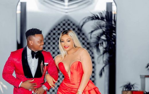 Frida Kajala with Harmonize