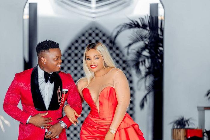 Frida Kajala with Harmonize