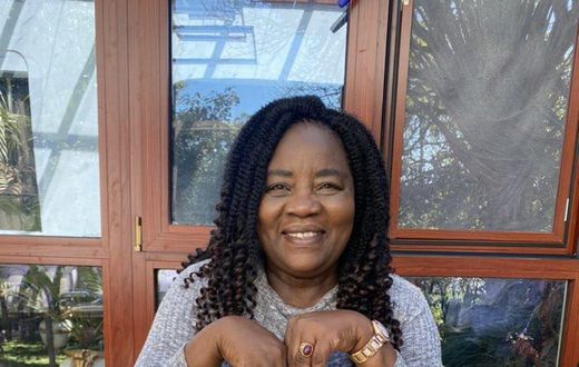 Mama Ida Odinga, wife to former Prime Minister Raila Odinga, in a photo shared by her son Raila Junior