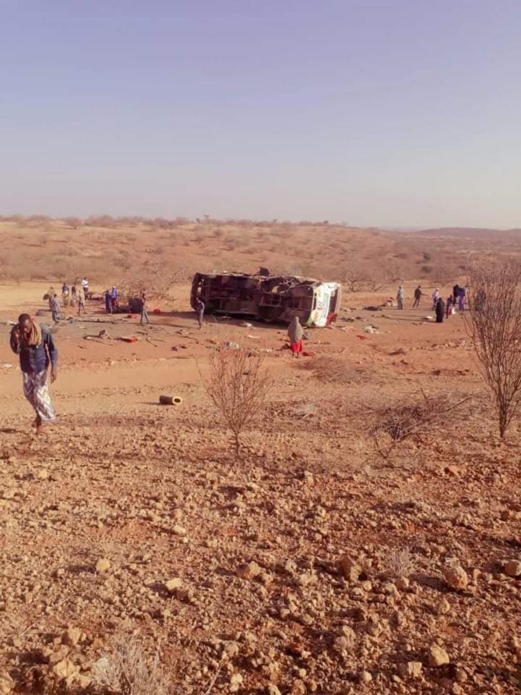 2 dead several injured as Mandera bound bus hits IED (Courtesy)