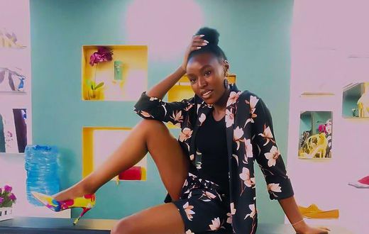 Actress Natasha Ngegie aka Stella, Malik Lemmy alias Govi and Pulse Live Presenters