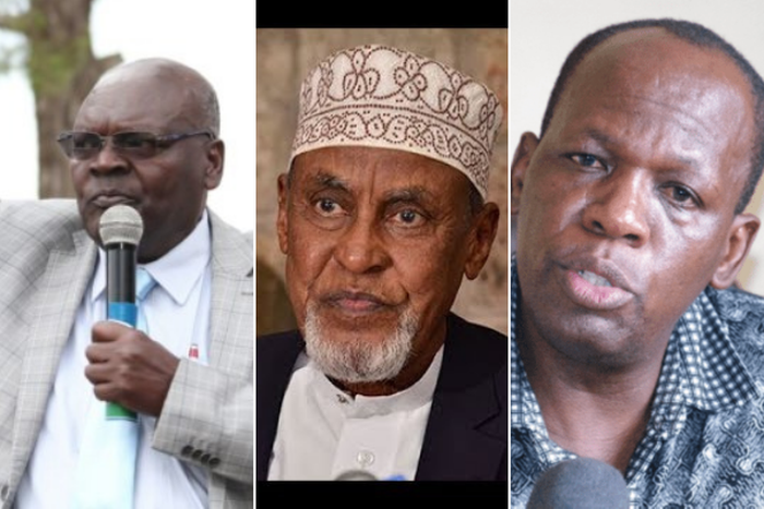 The late Oroo Oyioka, the late Yusuf Haji and the late Francis Waititu