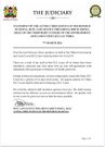 Acting CJ, Philomena Mwilu's statement