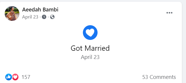 Senator Anwar officiates relationship with new Catch Aeedah Bambi