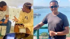 Machakos Governor Dr. Alfred Mutua  and Rayvanny