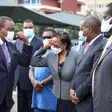 President Uhuru Kenyatta with Head of the Judiciary, Chief Justice Martha Koome