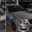 Police recover guns and security paraphanelia from city tycoon's Land Cruiser V8 and Mercedes Benz