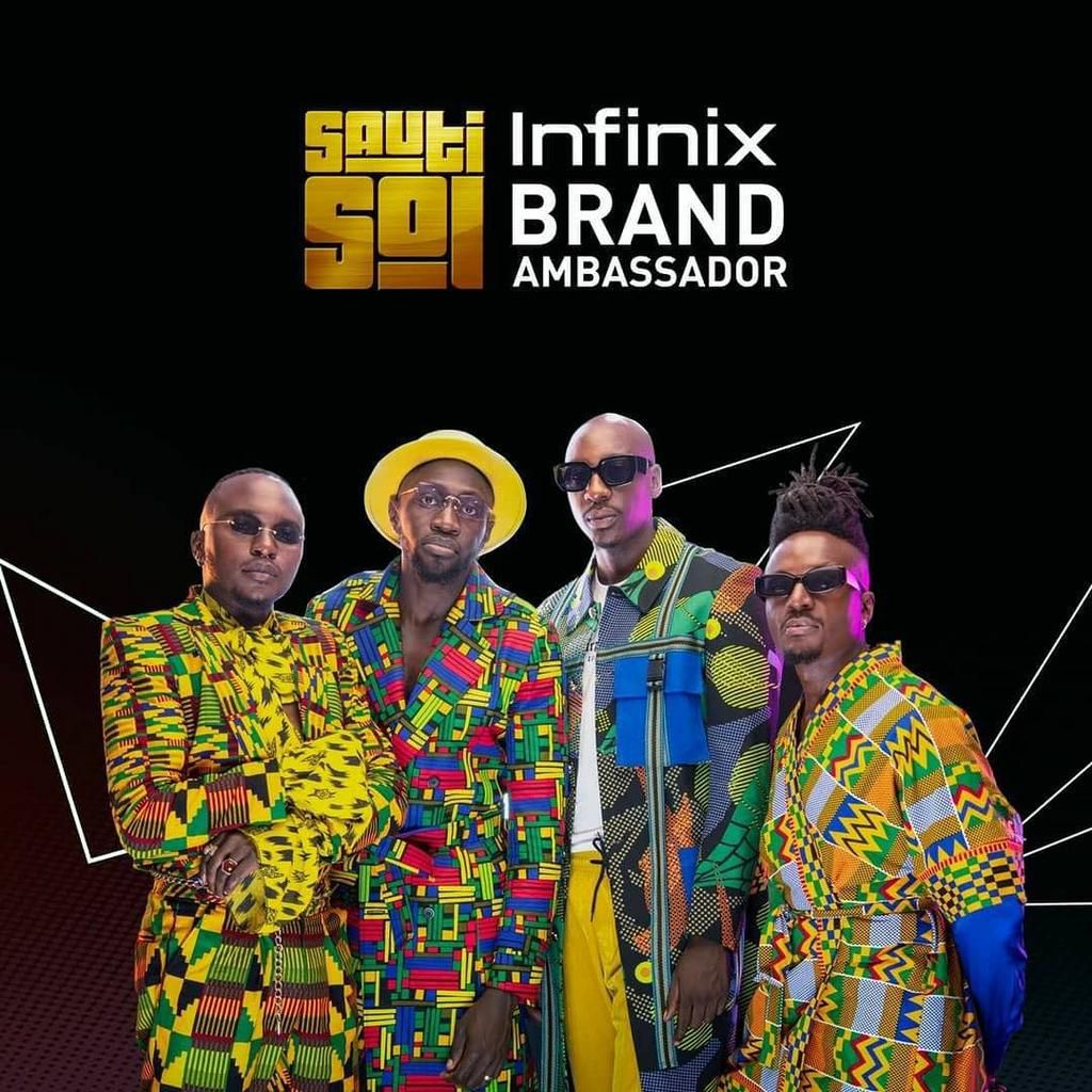 Sauti Sol appointed Infinix Brand Ambassadors