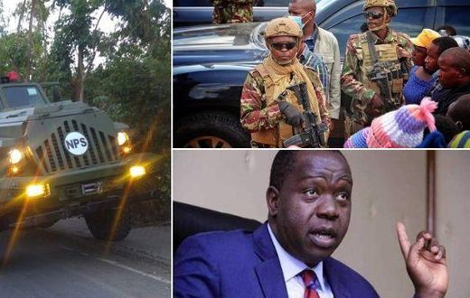 Details of rarely-seen weapons Interior CS Fred Matiang'i has unleashed on Laikipia bandits