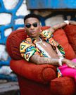 Wizkid loves his floral beach shirts {instagram/wizkid}