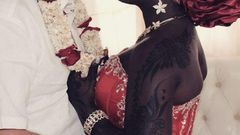 Singer Nyota Ndogo and her Hubby . Nyota has expressed her  loneliness while her husband is away.