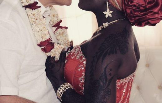 Singer Nyota Ndogo and her Hubby . Nyota has expressed her  loneliness while her husband is away.