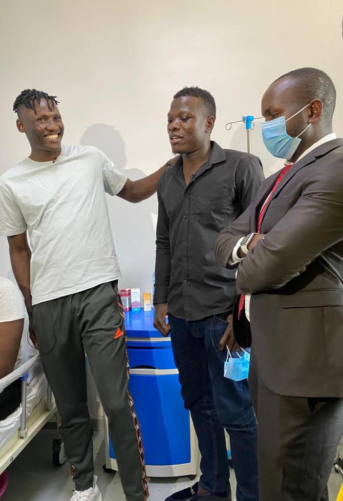 Michael Olunga clears Patrick Matasi’s Sh429K hospital bill after he was involved in Accident with family