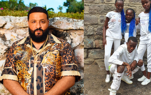 DJ Khaled and Huruma Town Kids