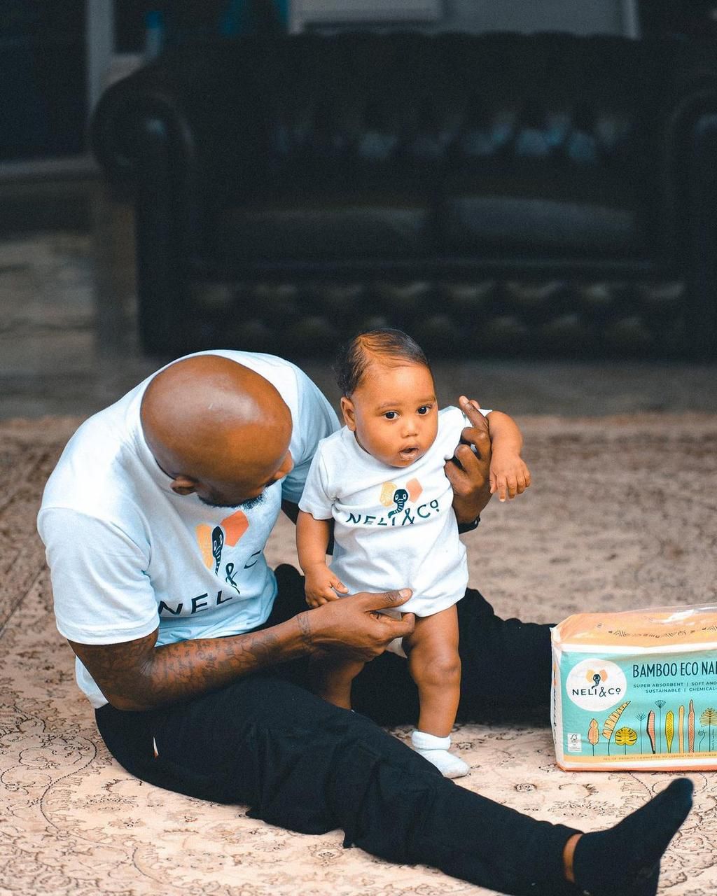 Nazizi reveals Son’s face for the first first time after 1 year (Photos)