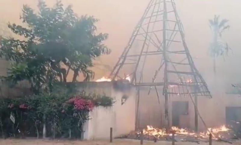 Fire razes down Oasis Hotel in Malindi