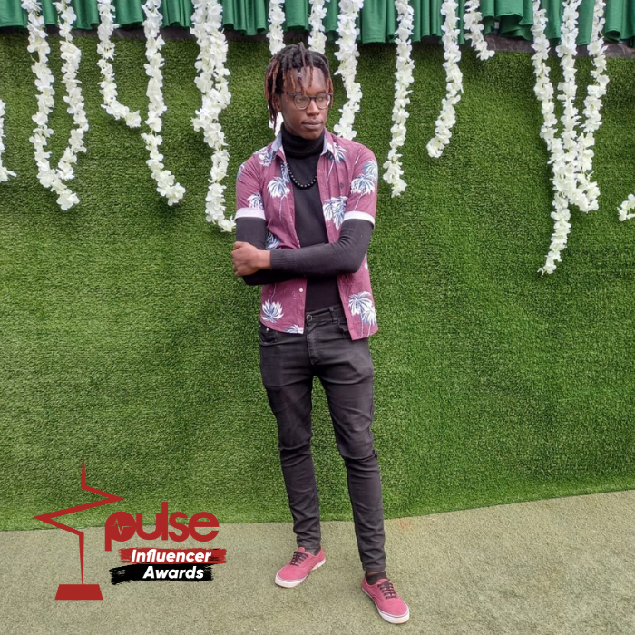 Arts Influencer of the Year nominee Souvs by Simali at the Pulse Influencer Awards ceremony in Nairobi