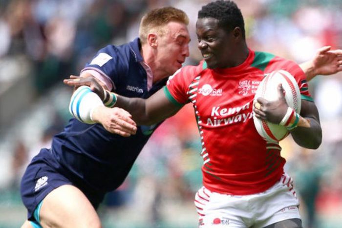 Former Rugby Player Alex Olaba during a past match