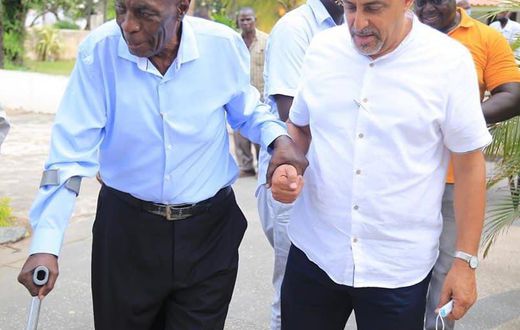 Suleiman Shahbal with Former Likoni MP Khalif Salim