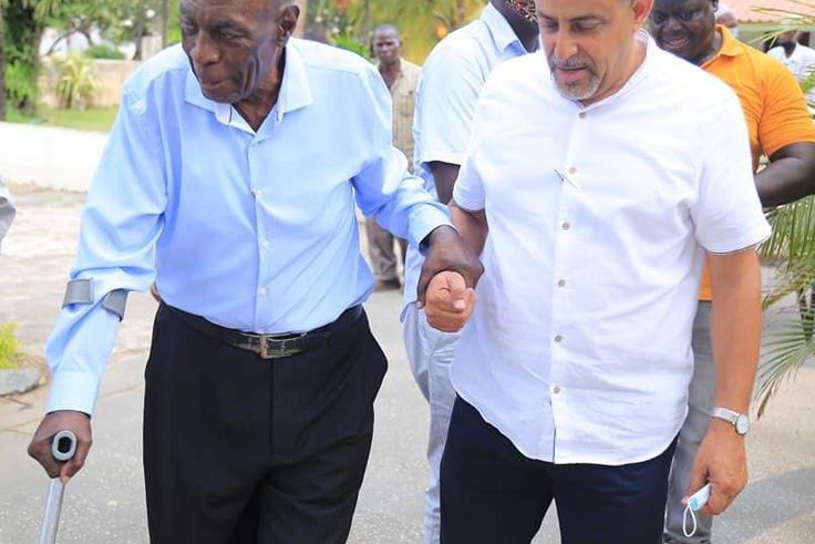 Suleiman Shahbal with Former Likoni MP Khalif Salim