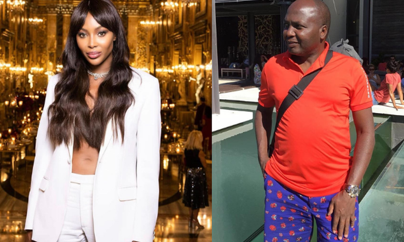 Naomi Campbell and Donald Kipkorir
