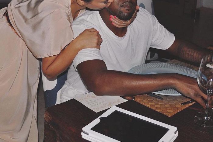 Kim Kardashian and hubby, Kanye West [Instagram/KimKardashian]