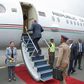 President Uhuru Kenyatta boarding a plane. (Hivisasa)