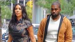 Kim Kardashian with Kanye West
