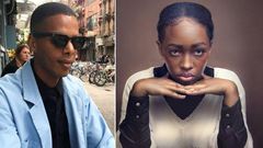 Elsa Majimbo and her manager Mohamed Kheir