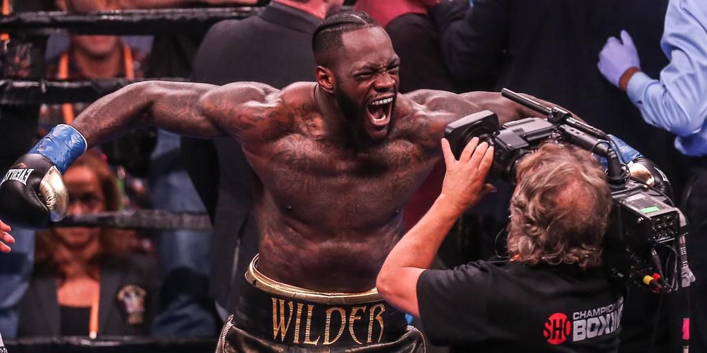American boxer Deontay Wilder