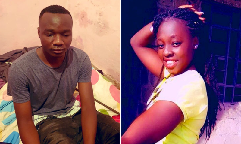 Innocent Kalio Makokha who is accused of killing 23-year-old Christine Ambani