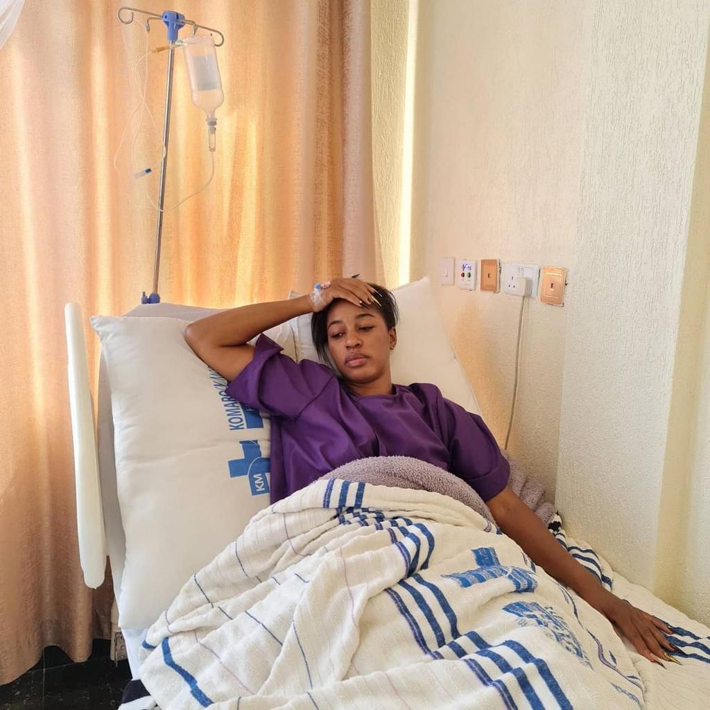 Bahati’s wife Diana Marua Hospitalized [Photos]