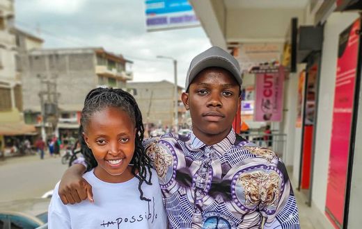 Kenyan YouTuber Mungai Eve with Crazy Kennar