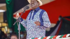 Former Prime Minister Raila Odinga