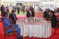 Raila Odinga missing as Deputy President William Ruto attends National Prayer breakfast alongside President Uhuru Kenyatta