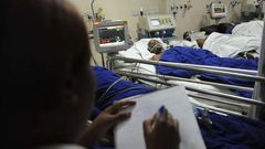 A photo inside a hospital in Kenya