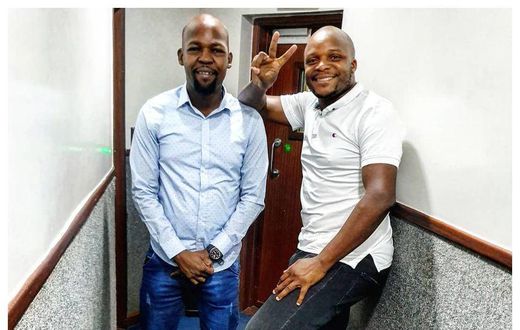 (L-R) Kenyan presenters Alex Mwakideu & Jalang'o will be in attendance at the TTCL Nandy Festival 2021 in Arusha on Saturday, July 10.