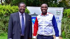 Kakamega Senator Cleaophas Malala and  ANC party leader Musalia Mudavadi