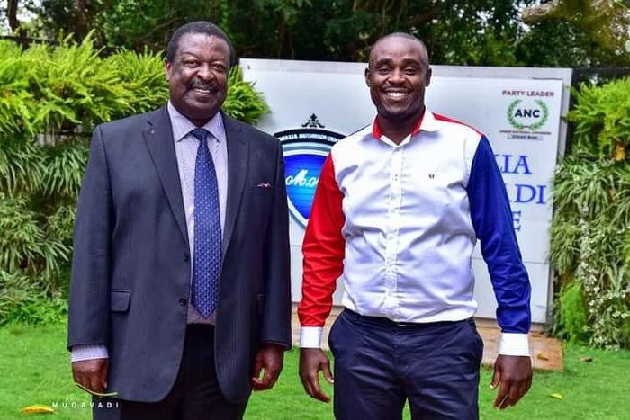 Kakamega Senator Cleaophas Malala and  ANC party leader Musalia Mudavadi